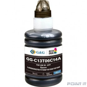 Чернила G&amp;G GG-C13T06C14A №112 черный 140мл для Epson L6550/6570/11160/15150/15160