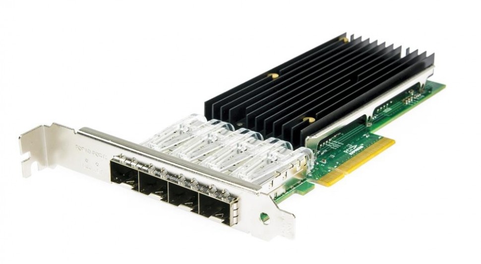 Сетевой адаптер PCIE 10GB FIBER 4SFP+ LREC9804BF-4SFP+ LR-LINK