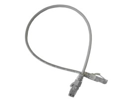 Патч-корд UTP4 cat.5e, 0.5м, литой коннектор, серый, LSZH, NETKO Expert CKC