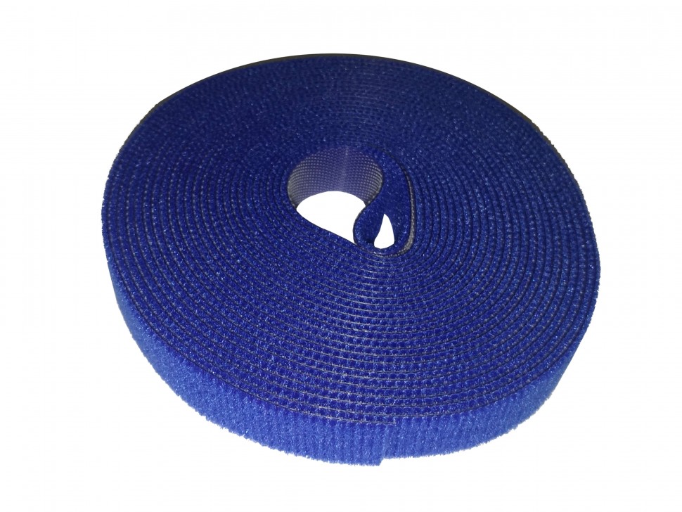 Лента-липучка многоразовая 14,5мм*5м, синяя, NETKO Optima