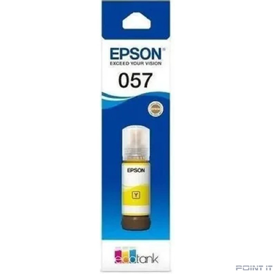 Чернила Epson 057 C13T09D498, для Epson, 70мл, желтый