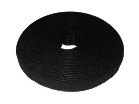 Лента-липучка многоразовая 14,5мм*5м,  черная, NETKO Optima