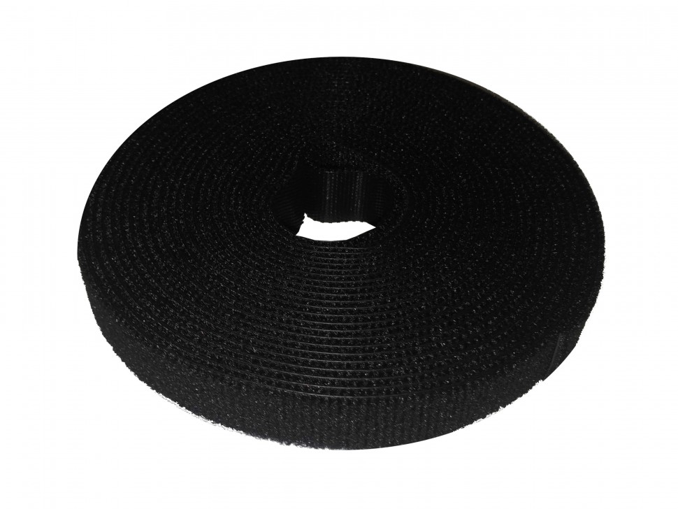 Лента-липучка многоразовая 14,5мм*5м, черная, NETKO Optima