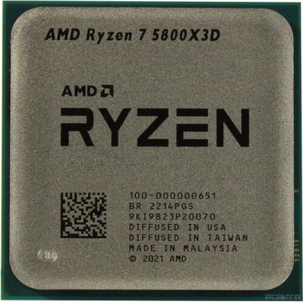 CPU AMD Ryzen 7 5800X3D BOX (без кулера) (100-100000651WOF) {3.4/4.5GHz Without Graphics AM4 }