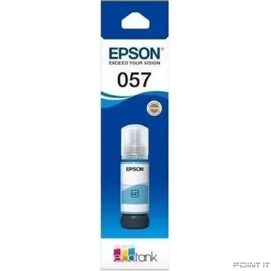 Чернила Epson 057 C13T09D598, для Epson, 70мл, светло-голубой