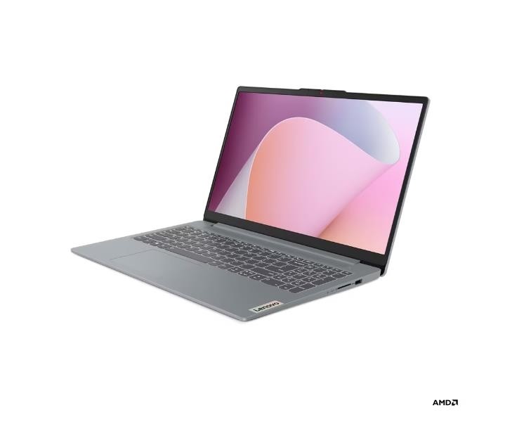 Ноутбук LENOVO IdeaPad 3 Slim 3 15ABR8 15.6" 1920x1080/AMD Ryzen 7 7730U/RAM 16Гб/SSD 512Гб/AMD Radeon Graphics/ENG|RUS/DOS серый 1.62 кг 82XM00EYIN