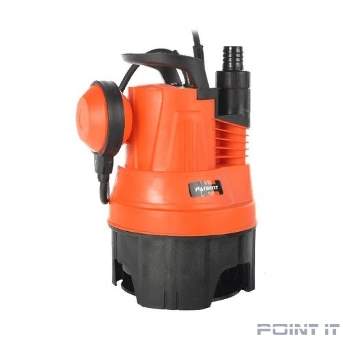 Насос дренажный PATRIOT F 350 [315302626] { /грязной воды, корпус - пластик, 300 Вт, 5000 л/час. }