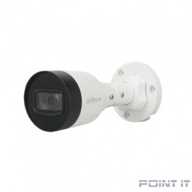 DAHUA DH-IPC-HFW1431S1P-0360B-S4 Уличная цилиндрическая IP-видеокамера 4Мп, 1/3” CMOS, объектив 3.6мм, ИК-подсветка до 30м, IP67, корпус: металл, пластик