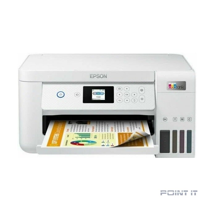 Epson L4266 [C11CJ63516/C11CJ63511] {A4, белый, 33 стр/мин, Wi-Fi, USB, СНПЧ}