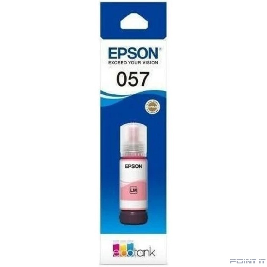 Чернила Epson 057 C13T09D698, для Epson, 70мл, светло-пурпурный