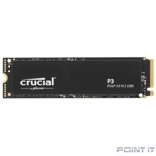SSD 2Tb Crucial P3 3D NAND M2 PCIe NVMe R3500Mb/s W3000MB/s CT2000P3SSD8