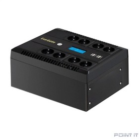 Exegate EX295014RUS ИБП ExeGate NEO Smart LHB-850.LCD.AVR.8SH.CH.RJ.USB &lt;850VA/510W, LCD, AVR, 8*Schuko, RJ45/11, USB, 4*USB-порта для зарядки, Black&gt;