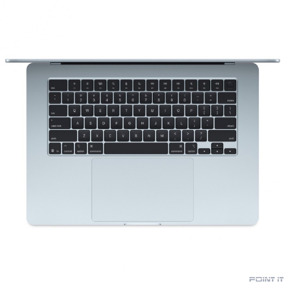 Ноутбук Apple MacBook Air 15-inch 2025 [MC7C4ZA/A] (КЛАВ.РУС.ГРАВ.) Sky Blue 15.3" Liquid Retina {(2880x1864) M4 10C CPU 10C GPU/16GB/512GB SSD/рекоменд.переход.1979059/1991284} (A3241)