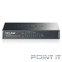 Сетевой коммутатор TP-LINK Type L2 8xRJ45 65.2 Вт TL-SG1008P