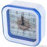 Perfeo Quartz часы-будильник "PF-TC-006", квадратные 10*10 см, штурвал