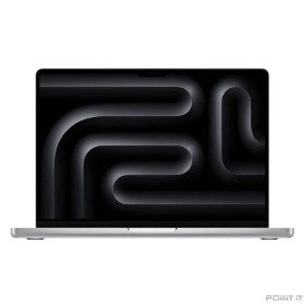 Ноутбук Apple MacBook Pro 14-inch 2024 [MX2E3HN/A] (КЛАВ.РУС.ГРАВ.) Silver 14.2&quot; Liquid Retina XDR {(3024x1964) M4 Pro 12C CPU 16C GPU/24GB/512GB SSD/рекоменд.переходник 11007065} (Индия)