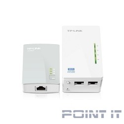 TP-Link TL-WPA4220KIT AV500/AV600 Комплект N300 Wi-Fi Powerline адаптеров