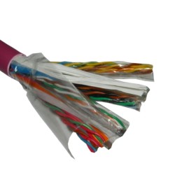 Кабель NETKO UTP16 cat.5e, 305м, 0,5мм, нг(А)-HF FR-LSZH - малодымный, не содержащий галогенов, фиолетовый РАСПРОДАЖА