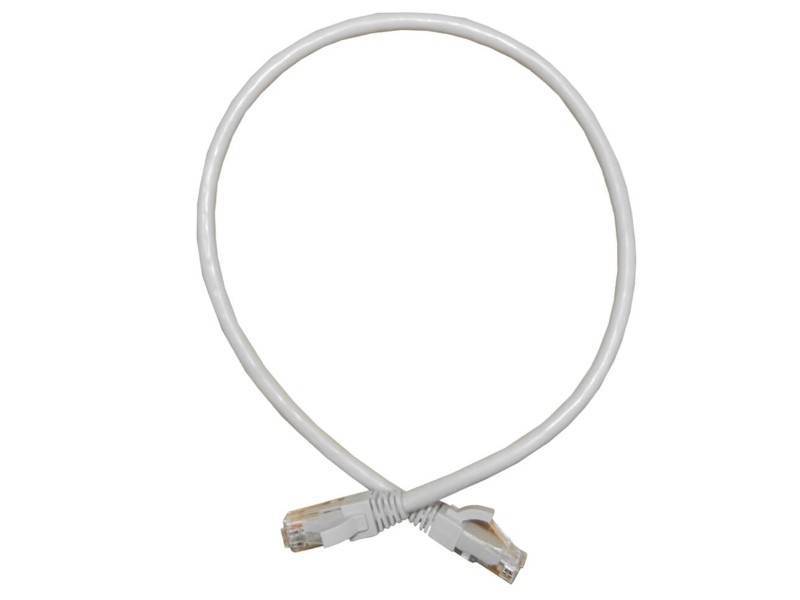 Патч-корд UTP4 cat.6a, 3.0м,литой коннектор, серый, Netko CKC