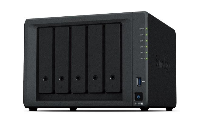 СХД настольное исполнение 5BAY NO HDD USB3 DS1522+ SYNOLOGY