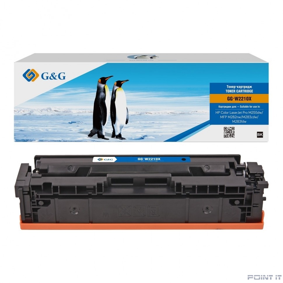 Картридж лазерный G&G GG-W2210X черный (3150стр.) для HP M255/MFP M282/M283
