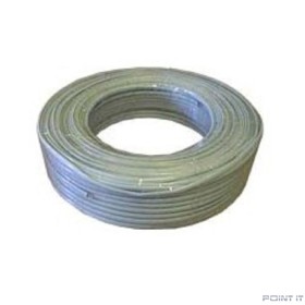 Gembird Кабель телефонный 100м (4-х жильный, 2 пары, плоский) серый/белый (TC1000S-100m)