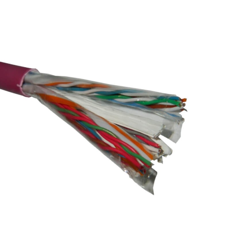 Кабель NETKO UTP10 cat.5e, 305м, 0,5мм, нг(А)-HF FR-LSZH - малодымный, не содержащий галогенов, фиолетовый РАСПРОДАЖА