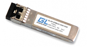 Модуль GIGALINK SFP+, 10Гбит/с, два волокна, SM, 2хLC, 1310 нм, 8 дБ (до 10 км) DDM (JD094B HP X130 10G SFP+ LC LR Transceiver)