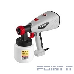 Краскопульт ЗУБР "МАСТЕР" [КПЭ-350] {электрический, 350 Вт, HVLP, 0.8 л, краскоперенос 0-800 мл/мин, вязкость краски 60 DIN/сек, сопло 1.8мм}