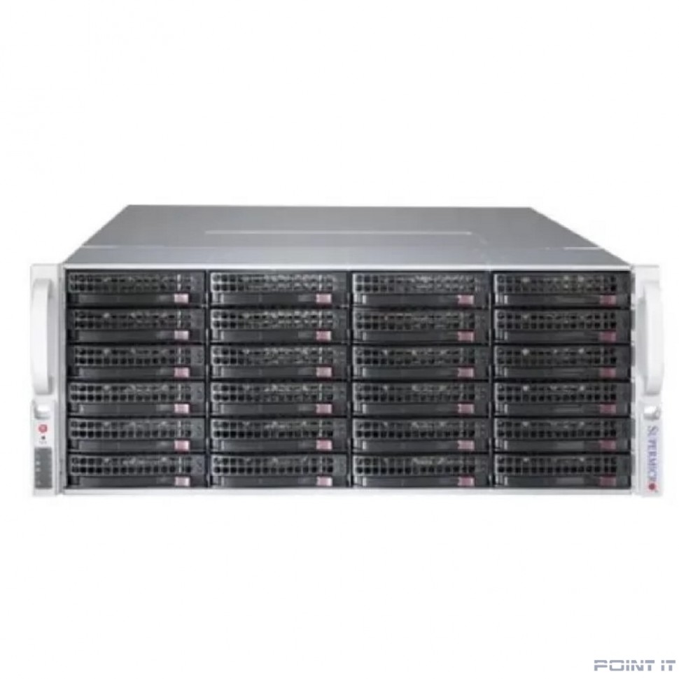 Корпус/ 4U, Optimized chassis cooling with redundant cooling fans and adjustable air shroud, 36x3.5" hot-swap SAS/SATA drive bays supporting SAS3/2 or SATA3 HDDs with 12Gbps throughput, Redundant 1200