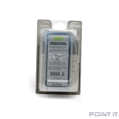 Картридж струйный Cactus CS-C9371 фото голубой для HP DJ T610/T620/T770/T1100/T1100/T1120/T1200 (130