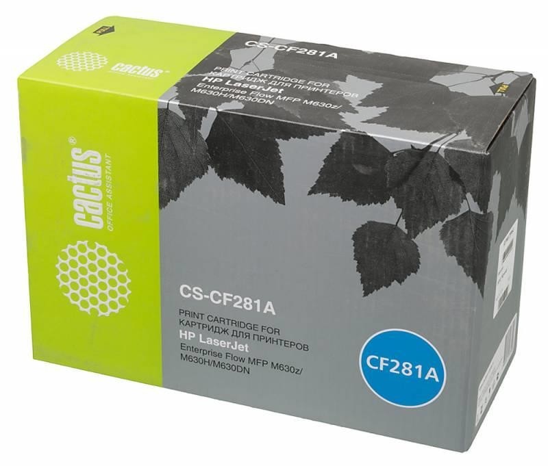 Картридж BLACK /M630/M604N 10.5K CS-CF281A CACTUS