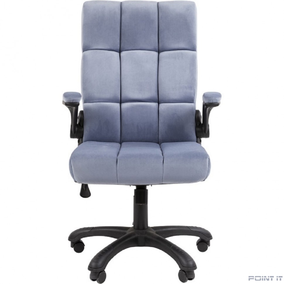 Кресло Chairman Home 444 Россия ткань Т-71 голубой (7145196)