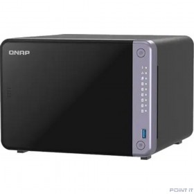 Сетевое хранилище без дисков/ SMB QNAP TS-632X-4G 6-bay 3.5&quot; desktop NAS, AL524 4C 2.0GHz, 4GB DDR4 RAM (max 16GB), 2 x 10GbE SFP+, 2 x 2.5GbE, 1 x PCIe Gen3, 2 x USB 3.2 Gen1