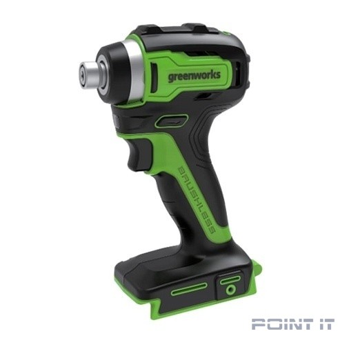 Greenworks G24IW200 Гайковерт ударный аккумуляторный, 24V, 200 Нм, бесщеточный, без АКБ и ЗУ [3803607]