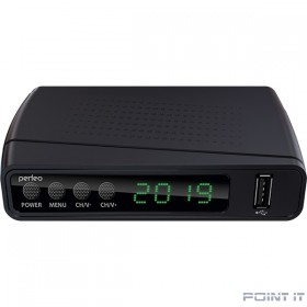 Perfeo DVB-T2/C приставка &quot;STREAM&quot; для цифр.TV, Wi-Fi, IPTV, HDMI, 2 USB, DolbyDigital, пульт ДУ [PF_A4351]