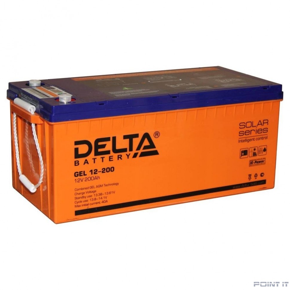Delta GEL 12-200 (200 А\ч, 12В) свинцово- кислотный аккумулятор