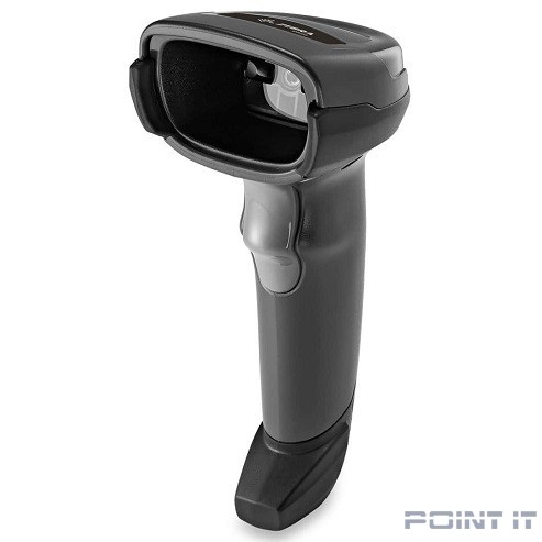 Zebra DS2208-SR [DS2208-SR7U2100SGW] черный {ручной лазерный сканер штрих-кода,USB KIT: DS2208-SR00007ZZWW SCANNER; CBA-U21-S07ZBR SHIELDED USB CABLE; 20-71043-04R STAND}
