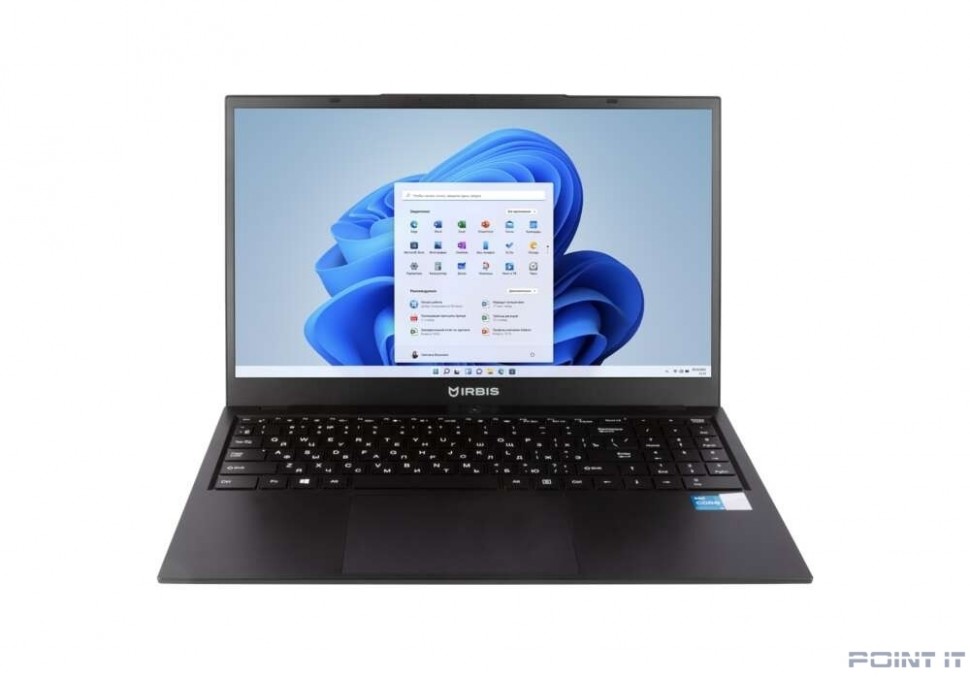 Ноутбук IRBIS 15N [15NBP3504] Black 15.6"{FHD i3-1215U,8GB/256GB SSD/DOS} Metal Case,3y warranty