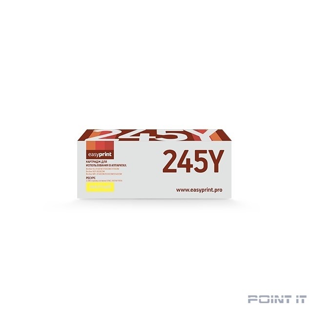 Easyprint TN-245Y Картридж LB-245Y для Brother HL-3140CW/3170CDW/DCP-9020CDW/MFC-9330CDW (2200 стр.) желтый