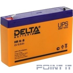 Delta HR 6-9 (634W) (9 А\ч, 6В) свинцово- кислотный аккумулятор  