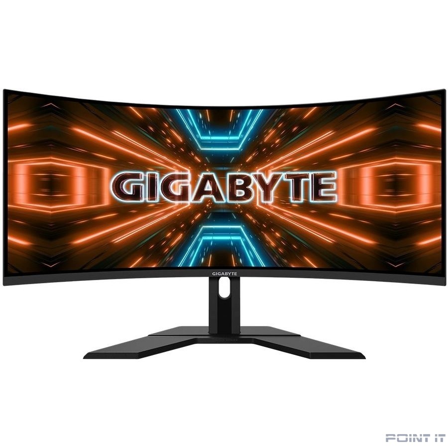 Монитор LCD Gigabyte 34" G34WQC {VA 3440x1440 144Hz FreeSync Premium 350cd 21:9} [20VM0-G34WQCABI-1EKR]
