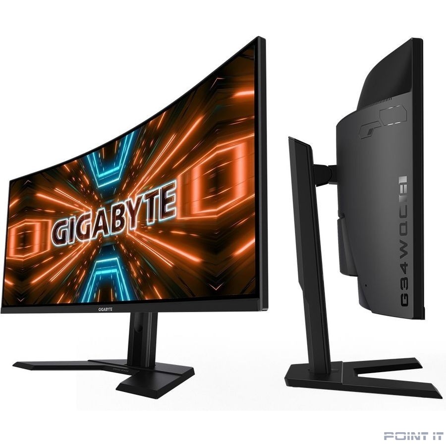Монитор LCD Gigabyte 34" G34WQC {VA 3440x1440 144Hz FreeSync Premium 350cd 21:9} [20VM0-G34WQCABI-1EKR]