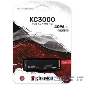 Kingston SSD 4Tb M.2 SKC3000D/4096G M.2 2280 NVMe
