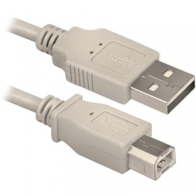 Кабель шт.USB A - шт.USB В 2.0 (5,0м), серый, блистер, Netko