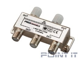 Proconnect [05-6023] Делитель сигнала ТВ х 4 под F разъём 5-1000 МГц 
