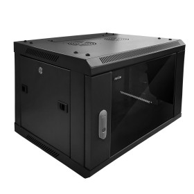 Шкаф настенный 12U серия WMA (Wall Maestro) (600х600х635), передняя дверь стекло, разборный, черный Netko  А