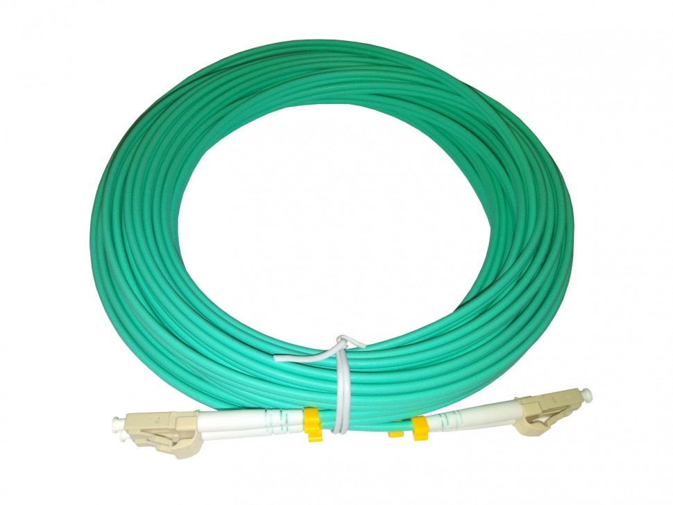Патч-корд оптический соединительный LC-LC/UPC MM Duplex 3.0мм 50/125 OM3, 10м, LSZH