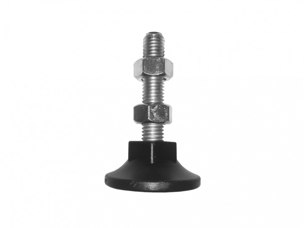 Ножка регулируемая для напольных шкафов и стоек (комплект: ножка+2 гайки М12)