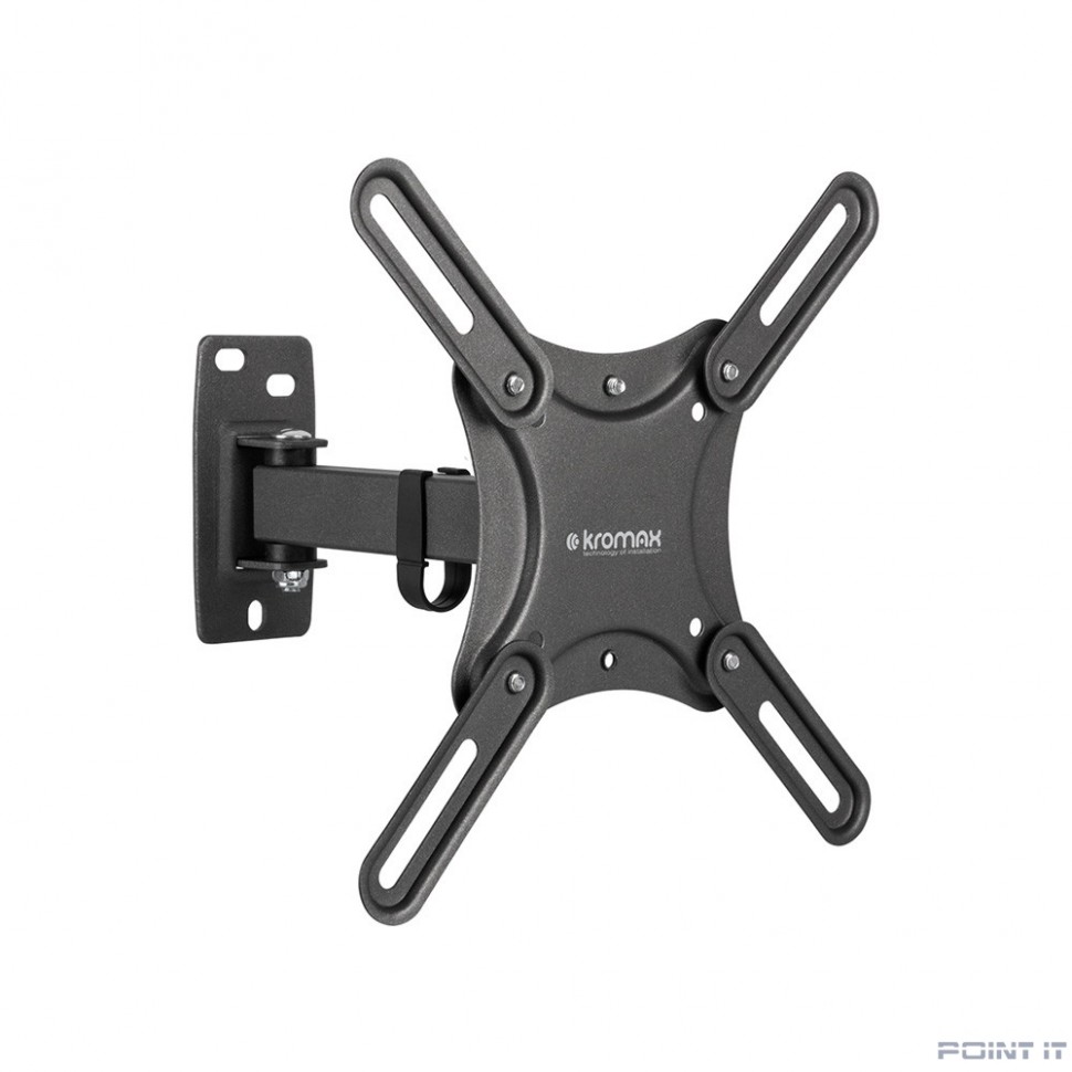 Kromax CORBEL-4 черный 15"-42" макс.25кг настенный поворот и наклон